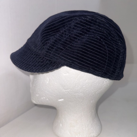 GAP Accessories - Gap Vintage Y2K 2006 Blue Cabbie Paperboy Baker Boy Cap Corduroy Newsboy Hat